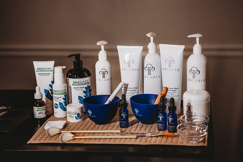 Circadia and Hale & Hush professional skin care products